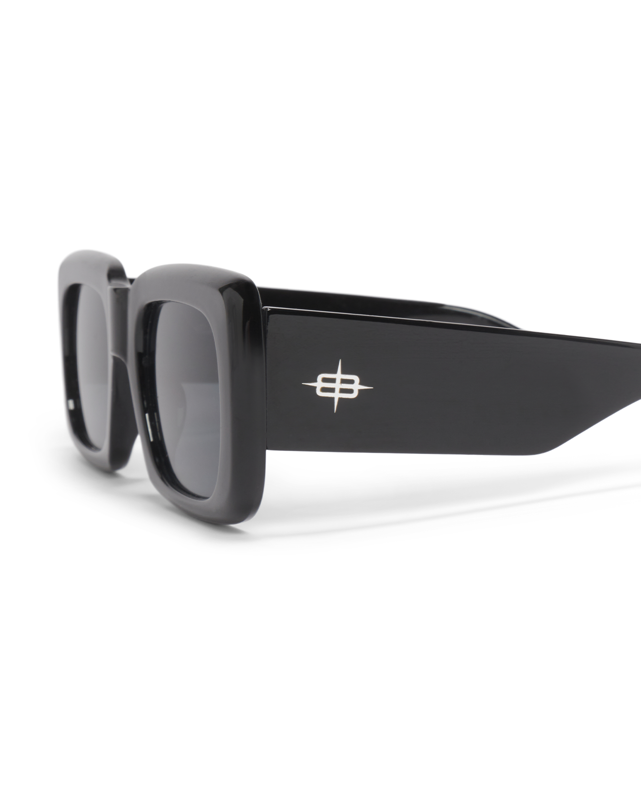 CHROME LOGO SHADES - BLACK