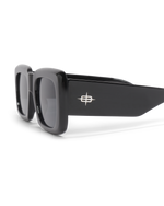 CHROME LOGO SHADES - BLACK