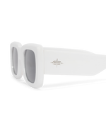 CHROME LOGO SHADES - WHITE