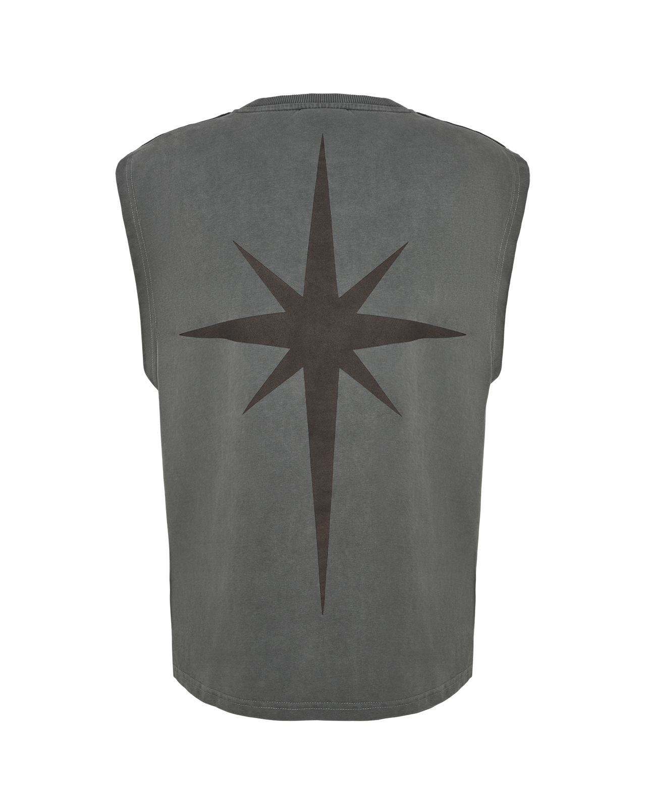 NORTH STAR SLEEVELESS - DARK GREY