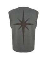 NORTH STAR SLEEVELESS - DARK GREY